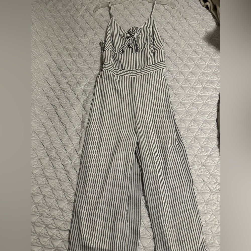 Striped Jumpsuit